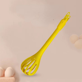 1pc; Multifunctional 3-in-1 Egg Whisk Food Holder Noodle Holder Baking Tool Egg Stirrer Manual Whisk 1 Pack 11.02''×2.76''